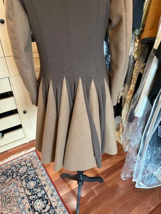 Sacai Brown Coat - Picture 5 of 12